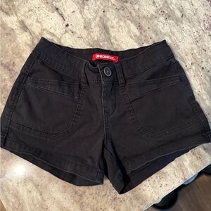 UNIONBAY Women's Black Jean Shorts